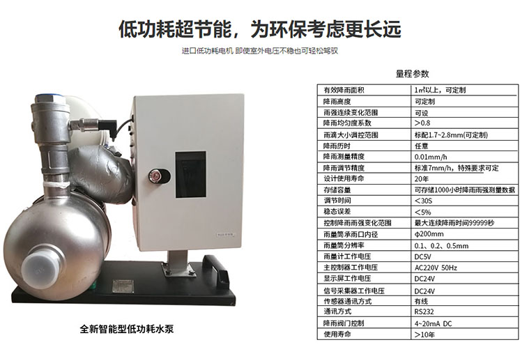 水保所側噴人工模擬降雨器試驗系統(tǒng)