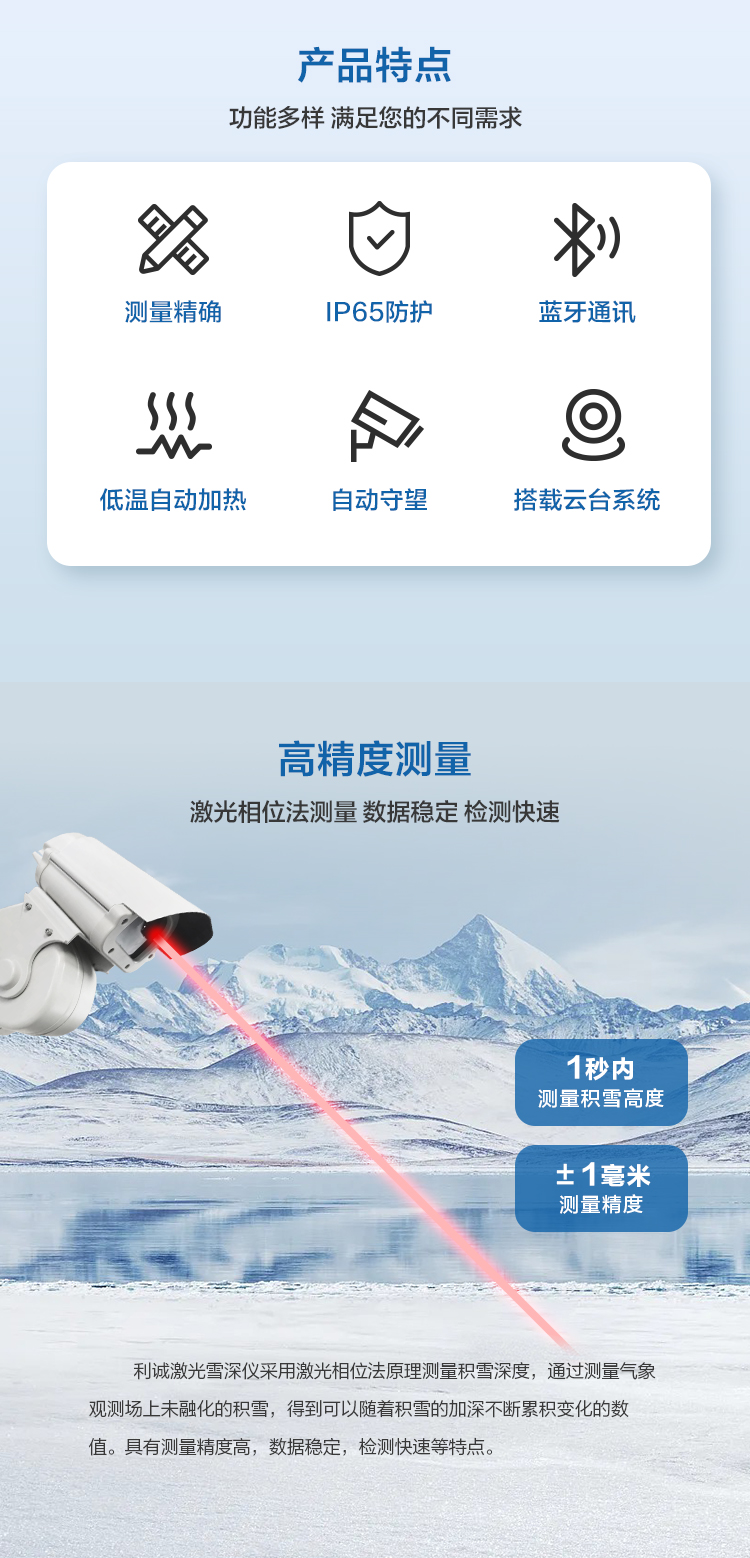 毫米級精度，無人化值守：激光雪深傳感器為何成為現代監測的主流選擇？